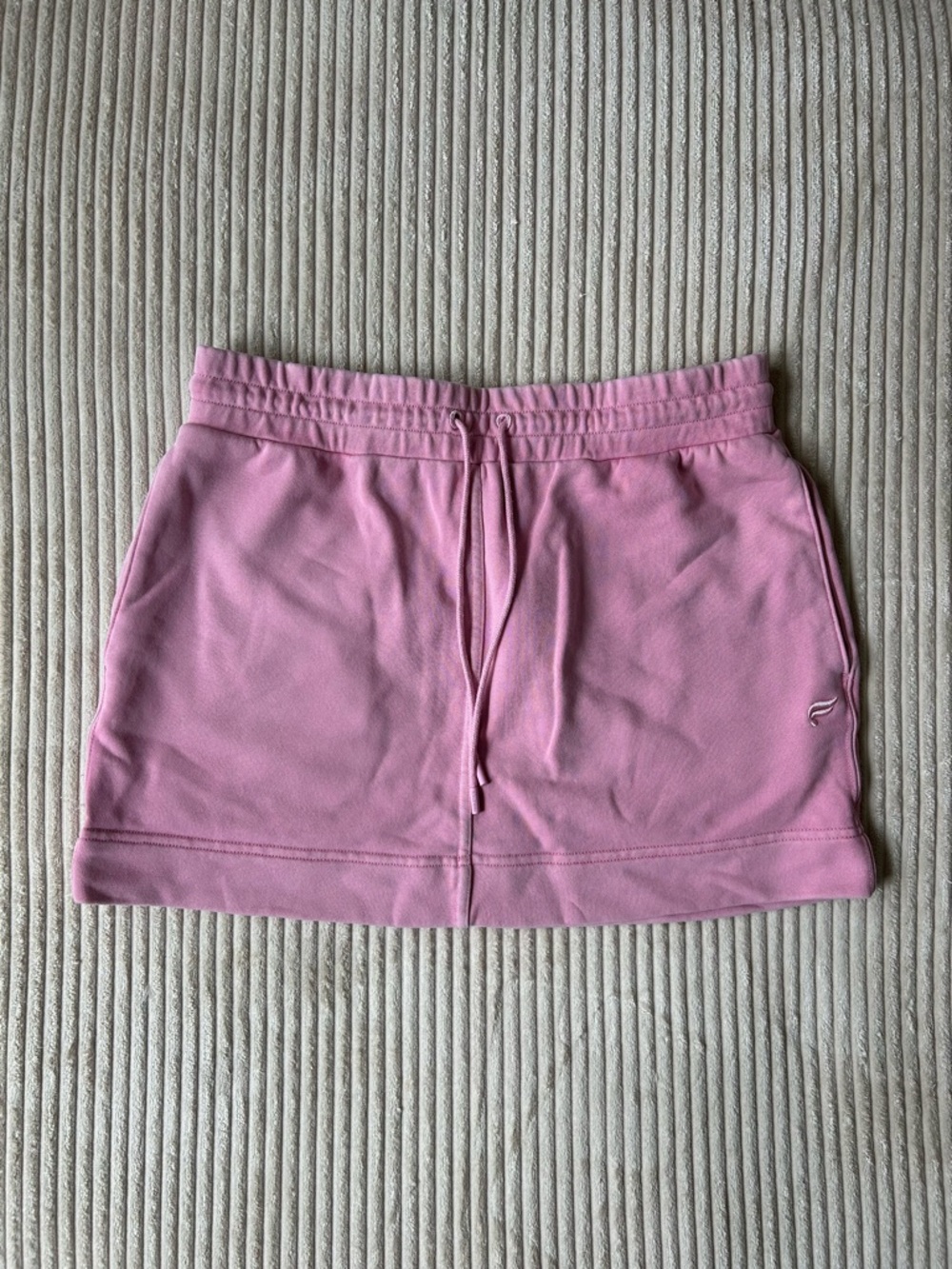 Fabletics Pink Drawstring Mini Skirt